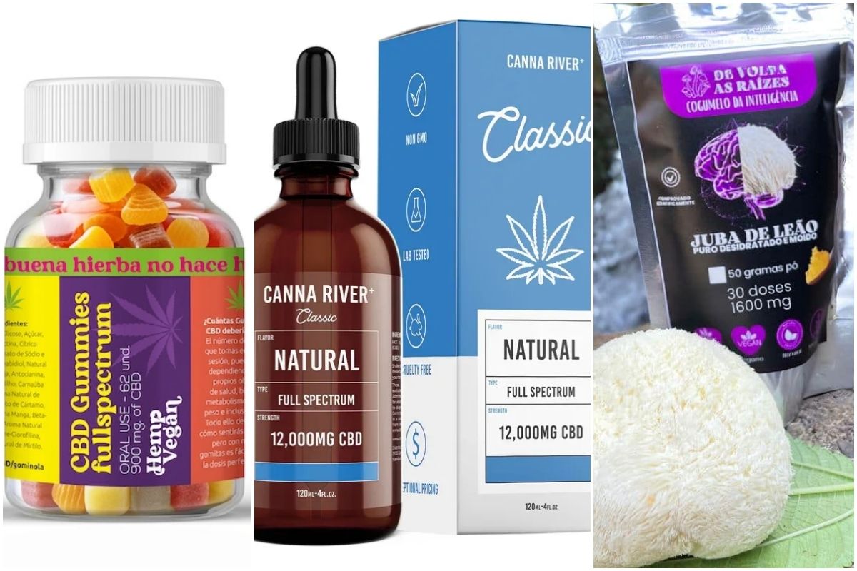 A Anvisa proibiu a venda de produtos de cannabis e cogumelos das empresas Hemp Vegan, Cannafy e De Volta às Raízes. Foto: Divulgação