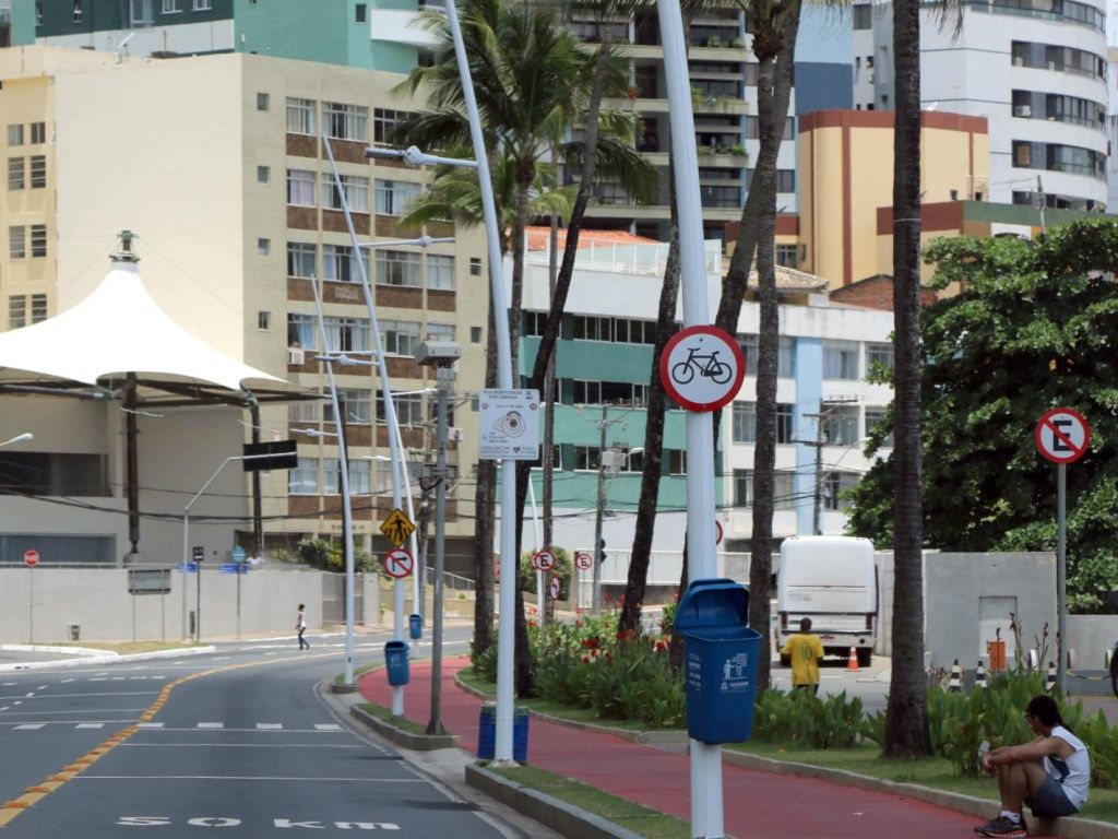 Obras no Rio Vermelho alteram itinerário de ônibus. Foto: Bruno Concha/Secom PMS