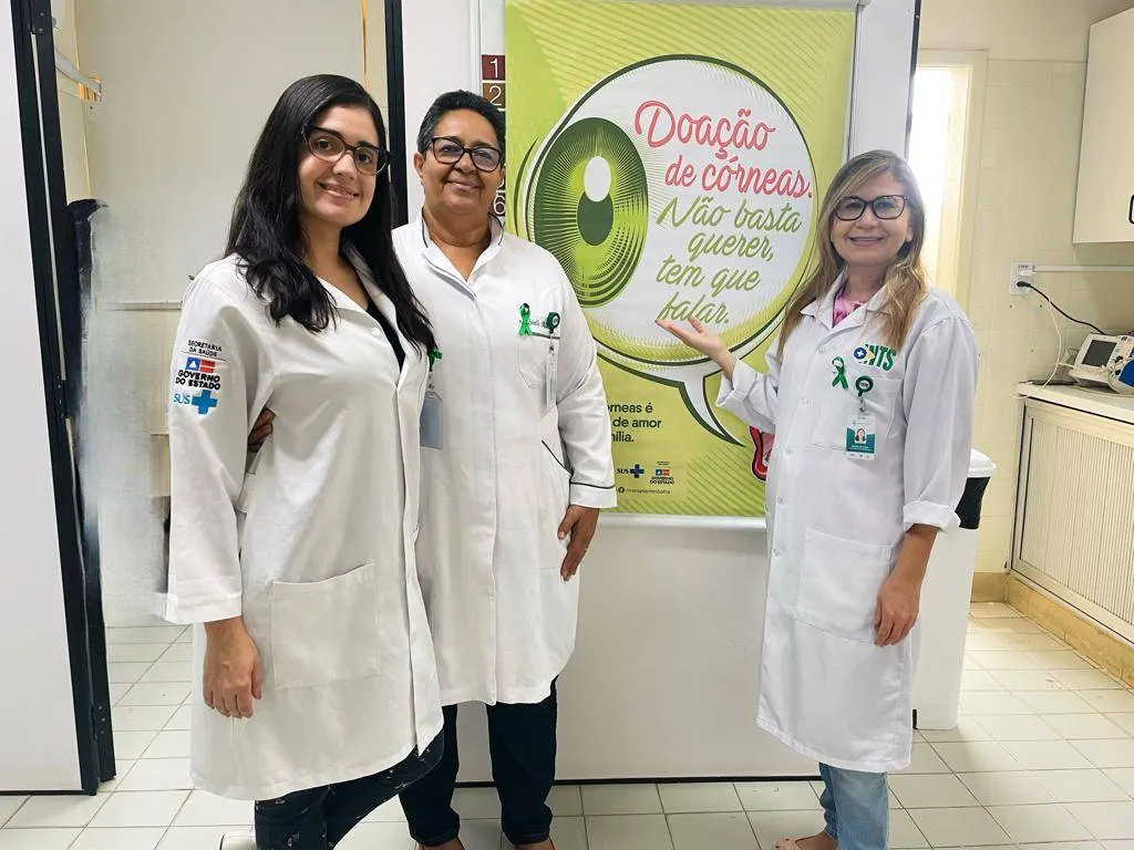Hospital Manoel Victorino realiza primeira captação de córneas como marco do Dia Nacional da Doação de Órgãos