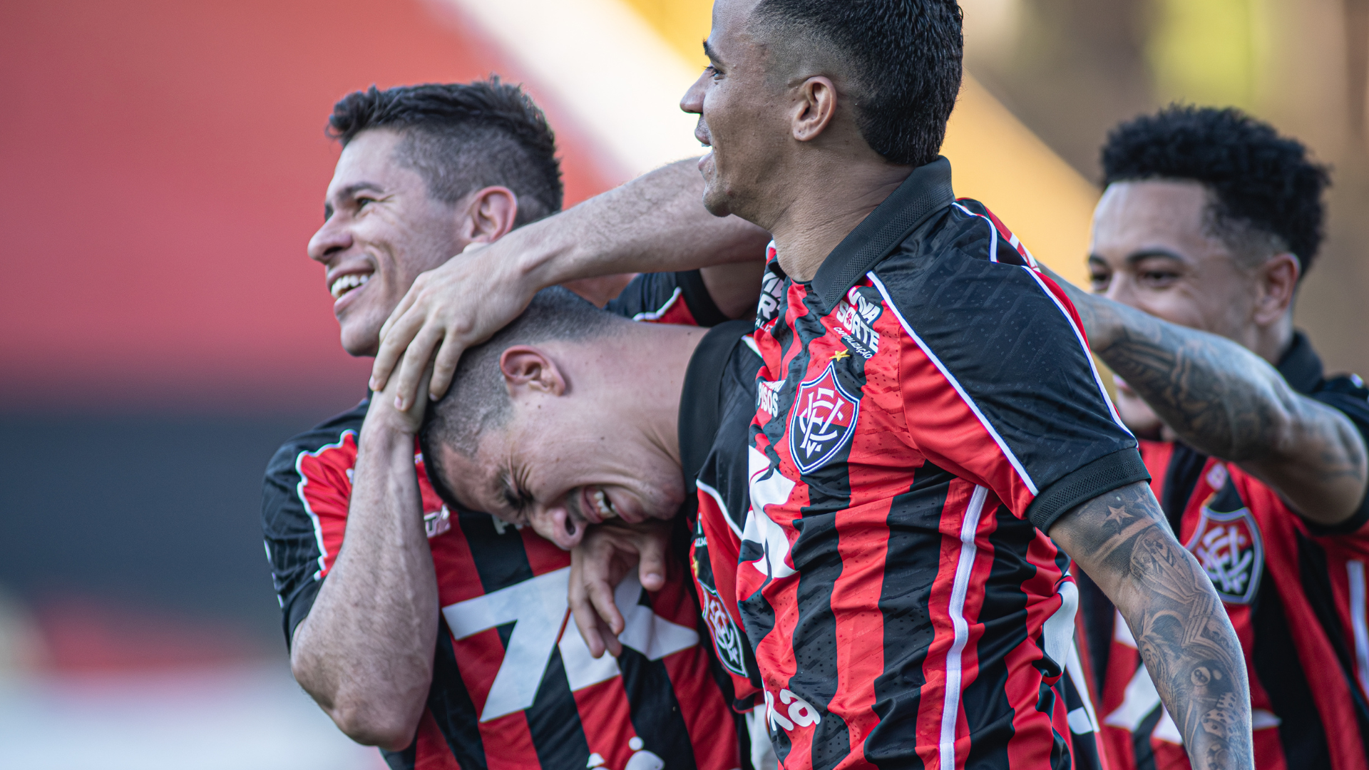 Gols foram marcados por Erick, Cantalapiedra e Matheuzinho | Foto: Victor Ferreira/EC Vit&oacute;ria