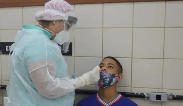 Testagens para o novo coronavírus nas escolas da Liberdade serão encerradas nesta quarta-feira 