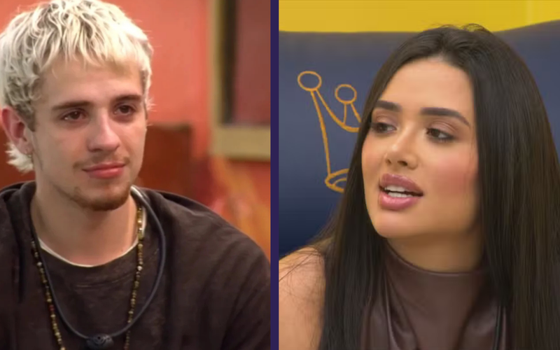 A rivalidade entre Jordana Morais e Juliano Floss no BBB 26 &eacute; marcada por confrontos diretos, acusa&ccedil;&otilde;es de agress&atilde;o em provas e disputas de conviv&ecirc;ncia/Foto: Gshow