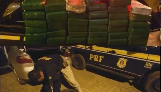 Com drogas até no estepe, motorista é detido com quase R$ 7 milhões em cocaína na Bahia