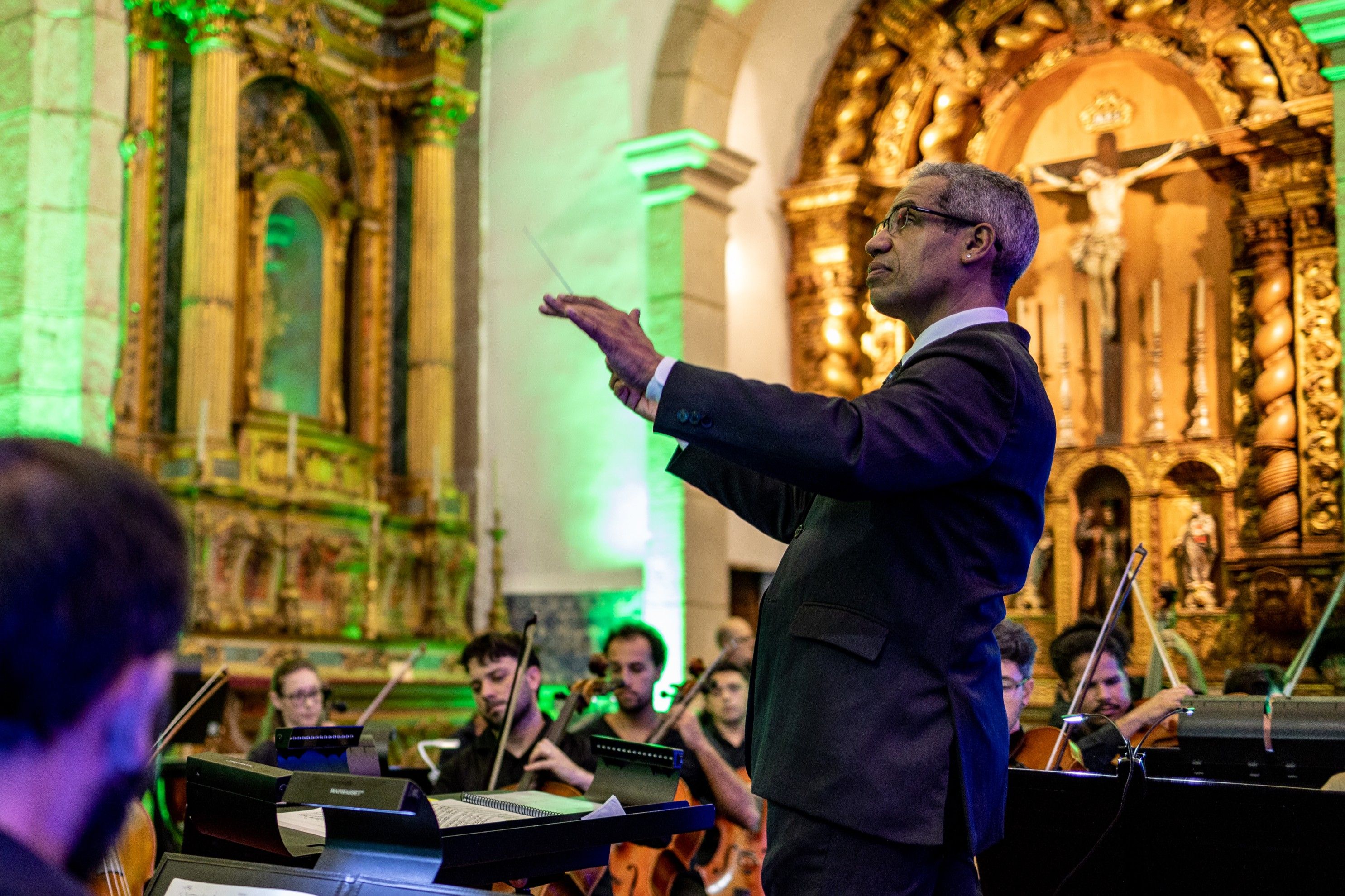 O Núcleo de Música Antiga da Bahia é formado por músicos especializados em instrumentos históricos. | Foto: Fernando Gomes/Divulgação