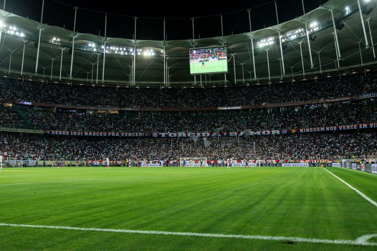 Apesar da solicita&ccedil;&atilde;o, o pedido do Vit&oacute;ria por torcida mista na final do Baiano foi negado e a partida na Fonte Nova ter&aacute; somente torcedores do Bahia. Foto: Let&iacute;cia Martins/EC Bahia