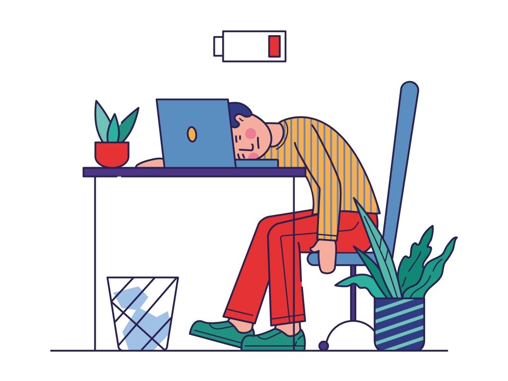 Exaustão física, insônia e irritabilidade são sinais de alerta para problemas como o Burnout. Foto: Ilustrativa/Freepik