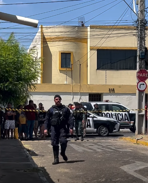 Ambulâncias do Samu socorreram os três alunos feridos, encaminhados a uma unidade de saúde. | Foto: Mateus Ferreira/TV Verdes Mares