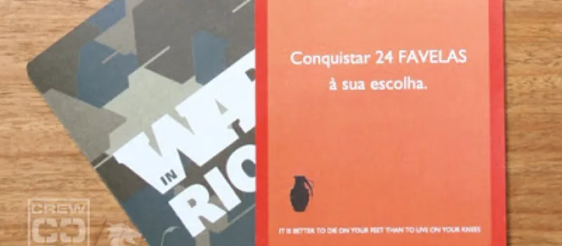 ‘WAR DE JANEIRO’: Por violência no Rio, jogo de guerra é criado com objetivo de ocupar favelas