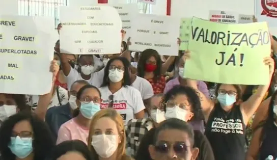 Cerca de 37 mil alunos estão sem aula há mais de uma semana em Camaçari; Prefeitura não sinaliza negociação  