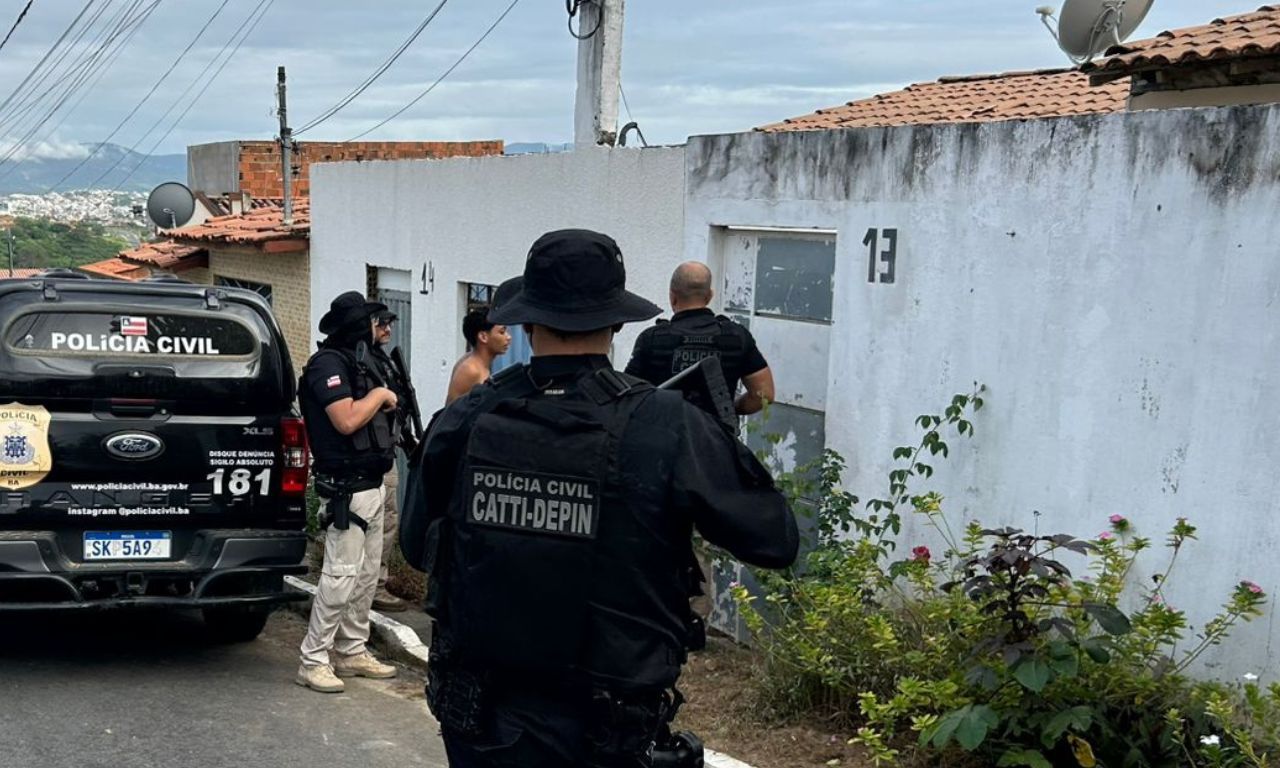  Opera&ccedil;&atilde;o contra fac&ccedil;&atilde;o criminosa em Jequi&eacute;. Foto: Divulga&ccedil;&atilde;o SSP