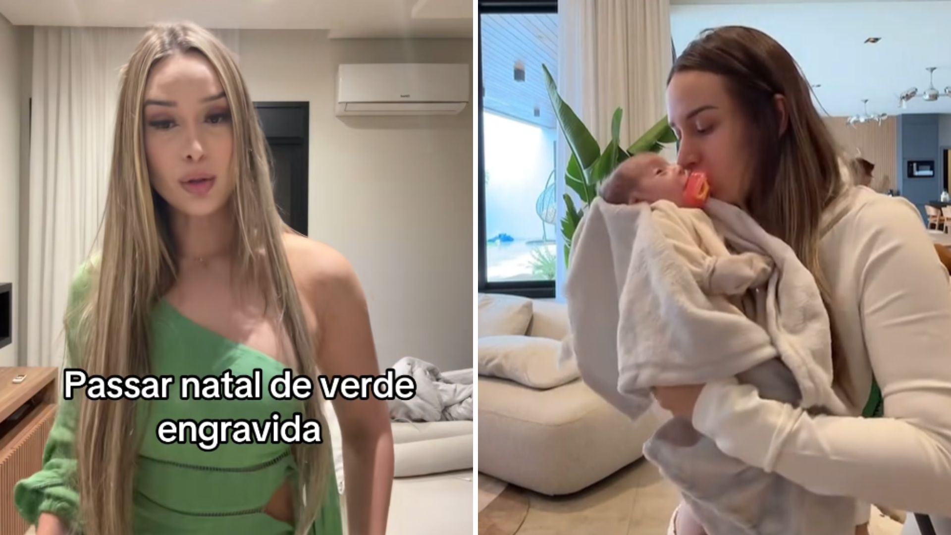 Veja se passar Natal de verde engravida. Foto: Redes sociais