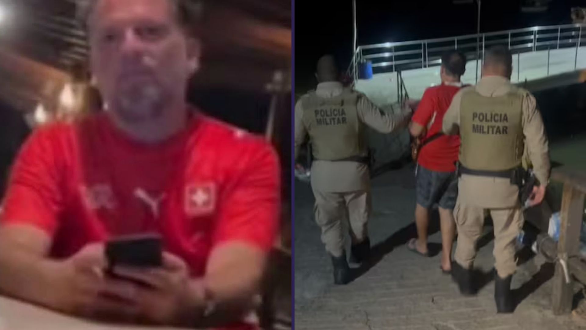 Italiano preso ap&oacute;s ser acusado de importuna&ccedil;&atilde;o sexual 