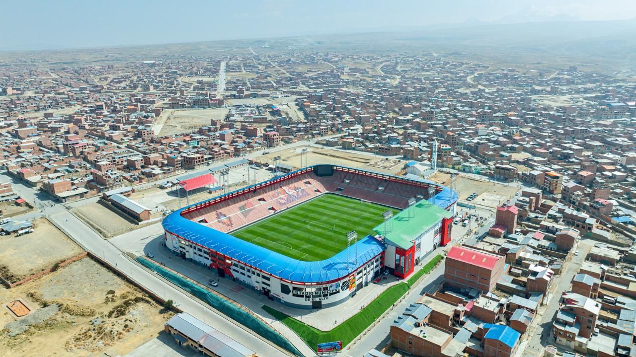 Estádio Municipal de El Alto. Foto: Divulgação | X/@CONMEBOL