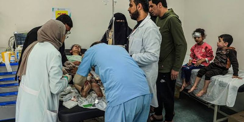 Hospitais na Faixa de Gaza foram destruídos ou estão fora de operação após ataques do Exército israelense/Foto: Reprodução 
