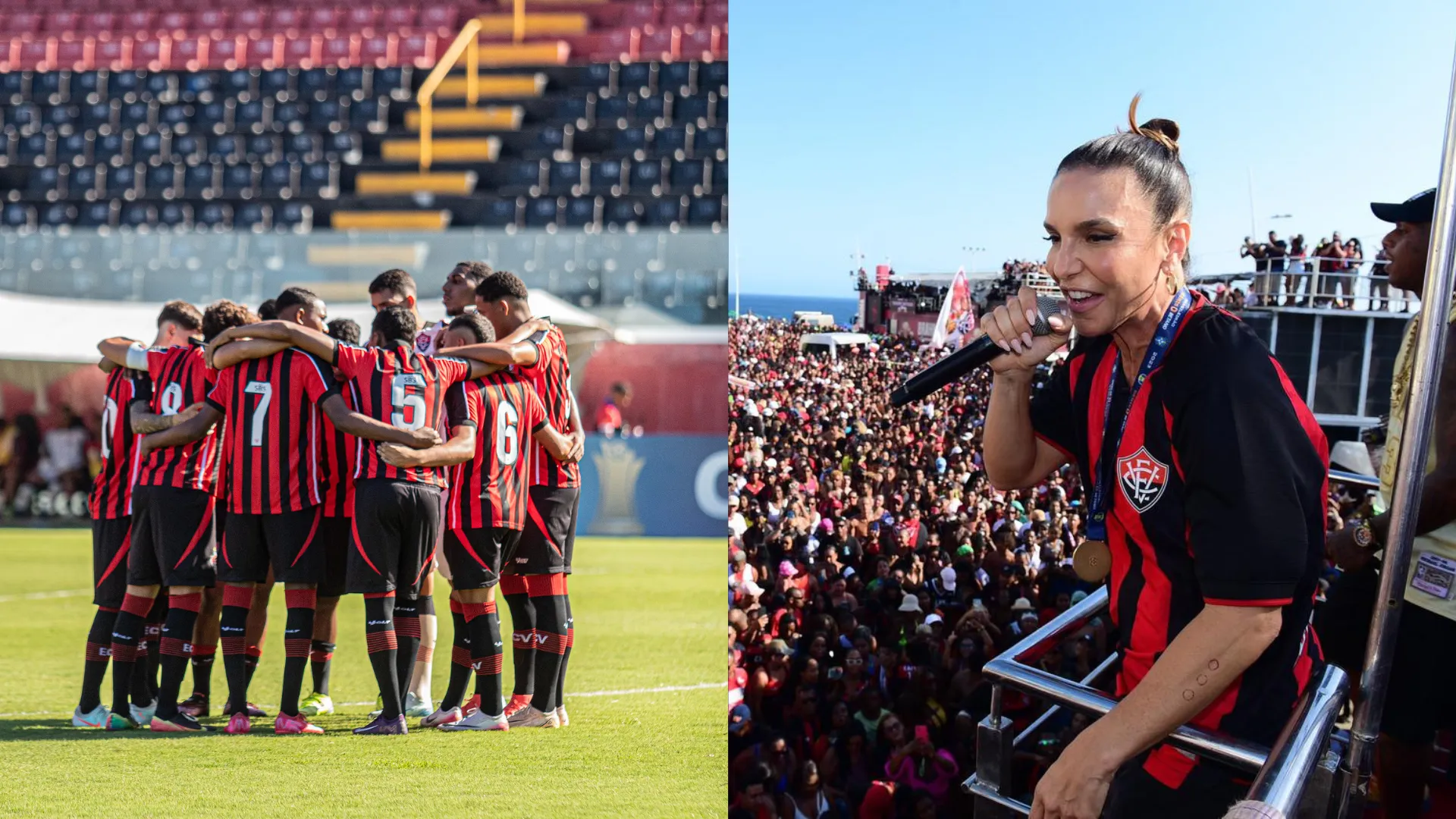 Ivete Sangalo reage à goleada sofrida pelo Vitória: 'É puxado, viu'