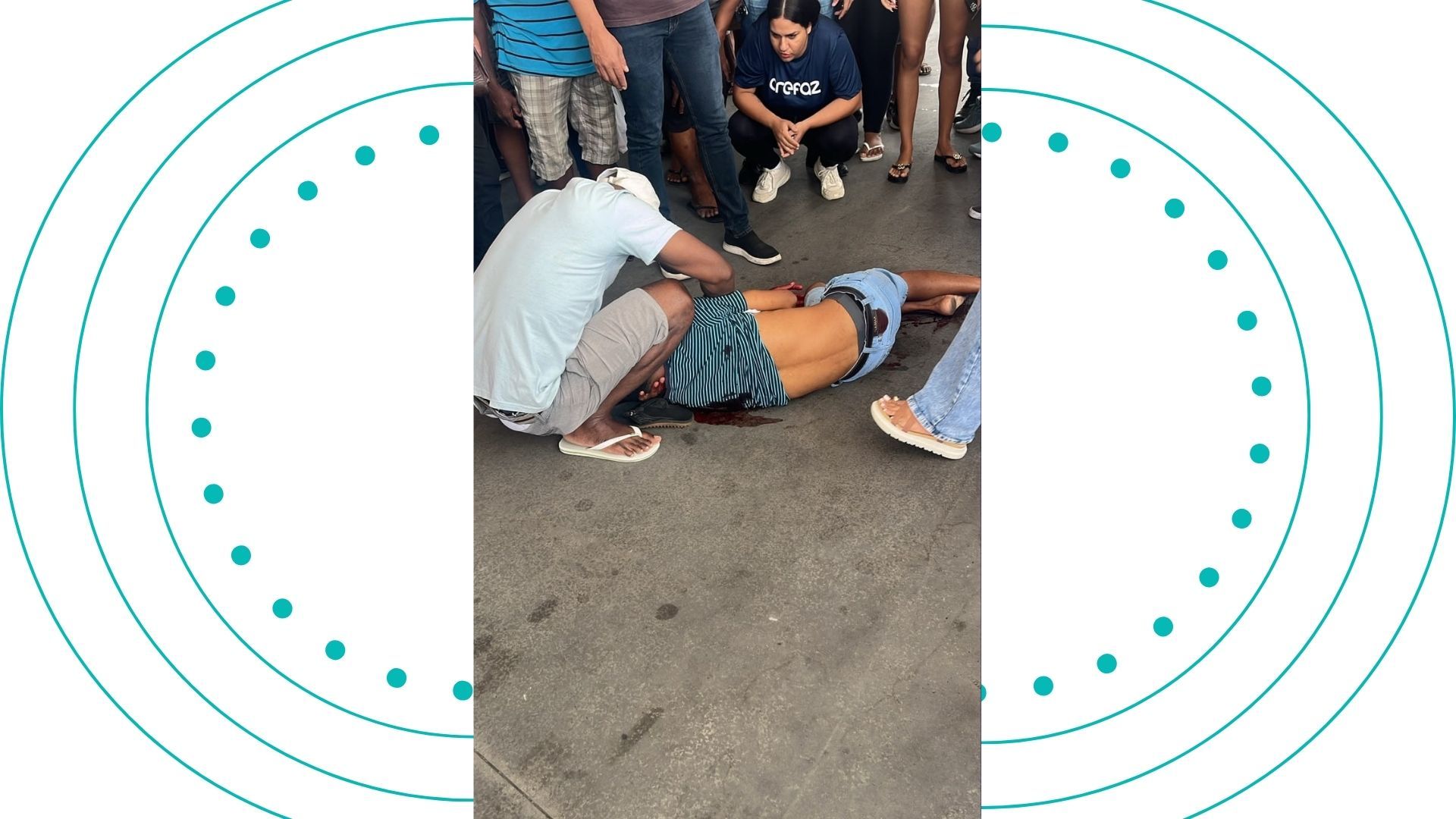 Imagens Mostram Movimenta&ccedil;&atilde;o No Posto De Gasolina Ap&oacute;s Ataque a Tiros Que Deixou Dois Homens Baleados Em Feira De Santana