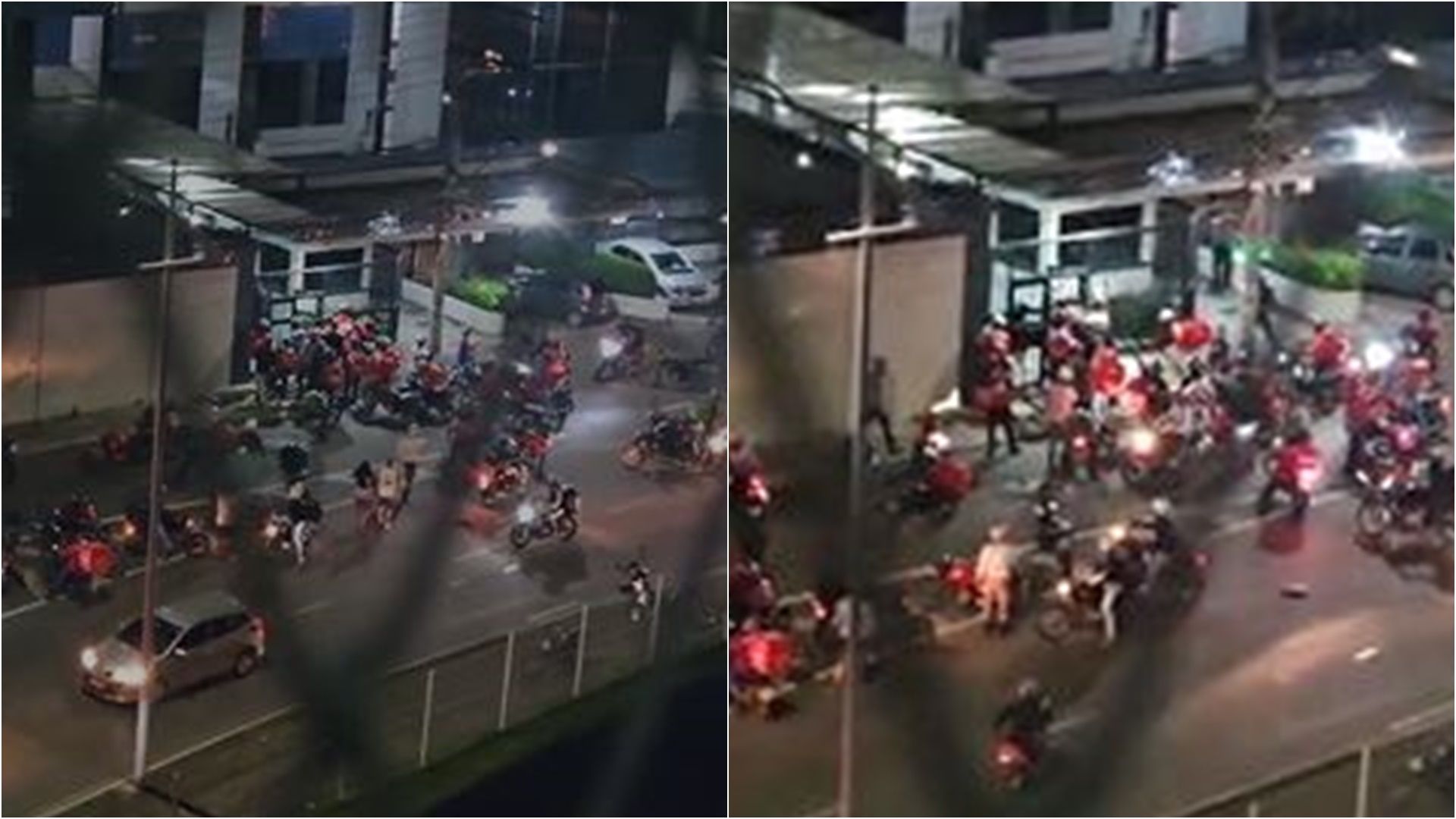 Motoboys protestam em Salvador. Foto: Leitor Aratu On