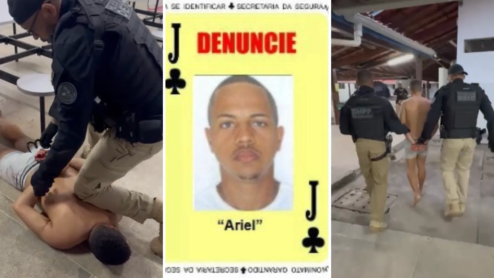 Integrante do Baralho do Crime e do BDM, traficante Ariel é preso na RMS 