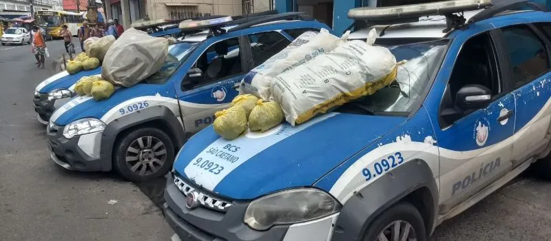 DROGAS: Polícia encontra 80 quilos de maconha na Fazenda Grande do Retiro