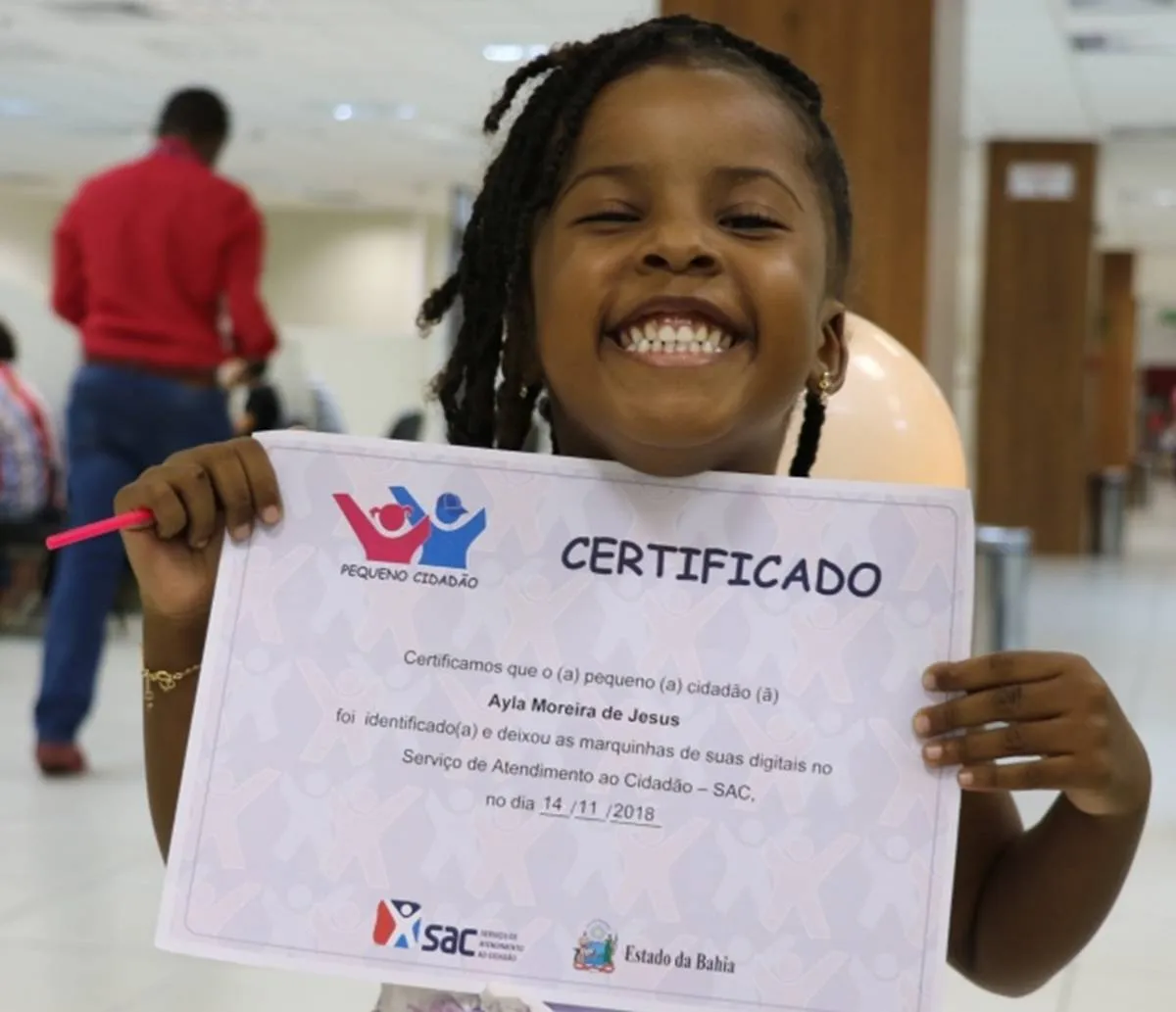 Emissão do 1º RG: SAC promove atendimento exclusivo para crianças e adolescentes