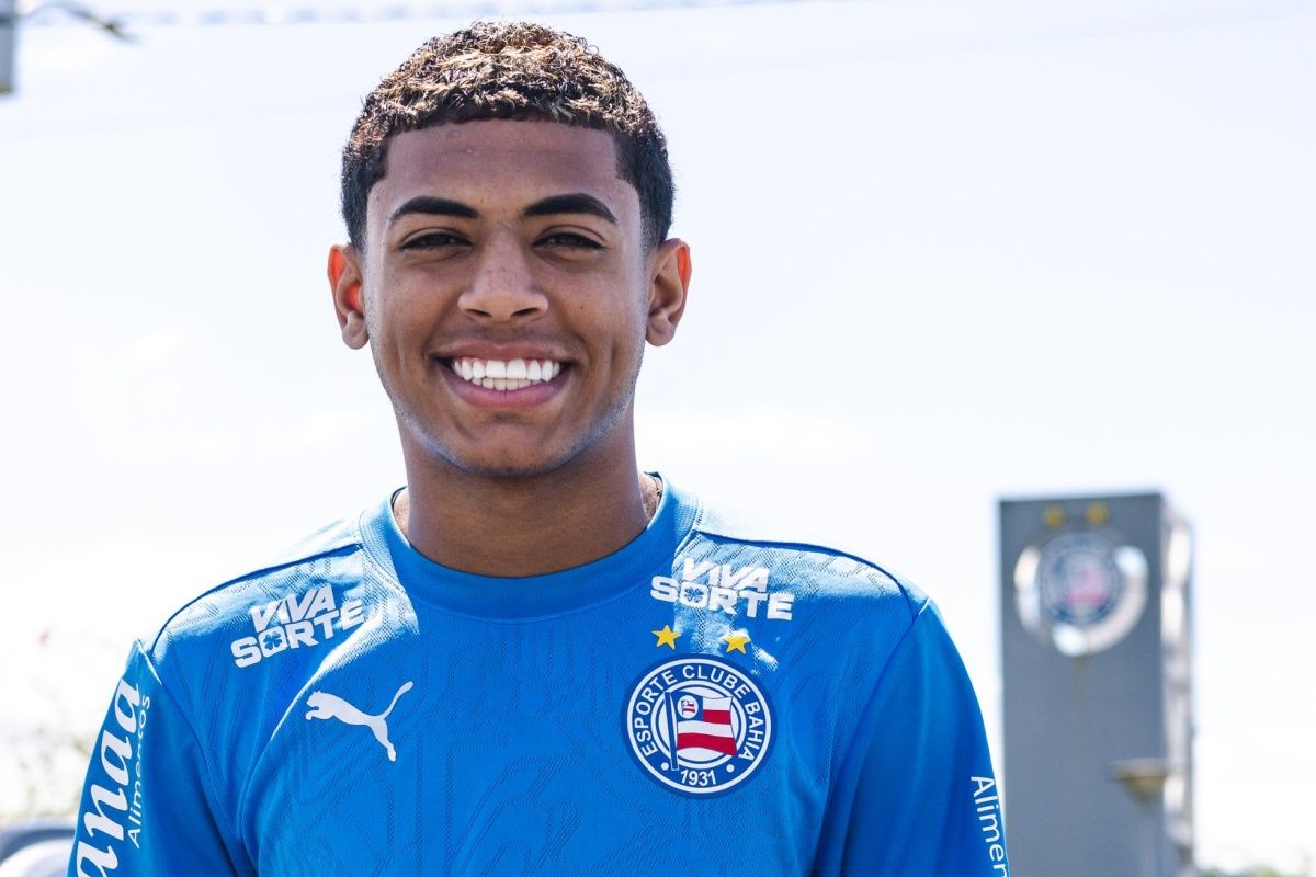Bahia pagou R$ 14 milhões por Kauê Furquim, alvo de acusações de aliciamento por parte do Corinthians.Foto: EC Bahia