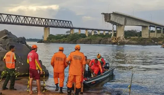Sobe para 14 número desaparecidos após queda de ponte que liga Maranhão e Tocantins