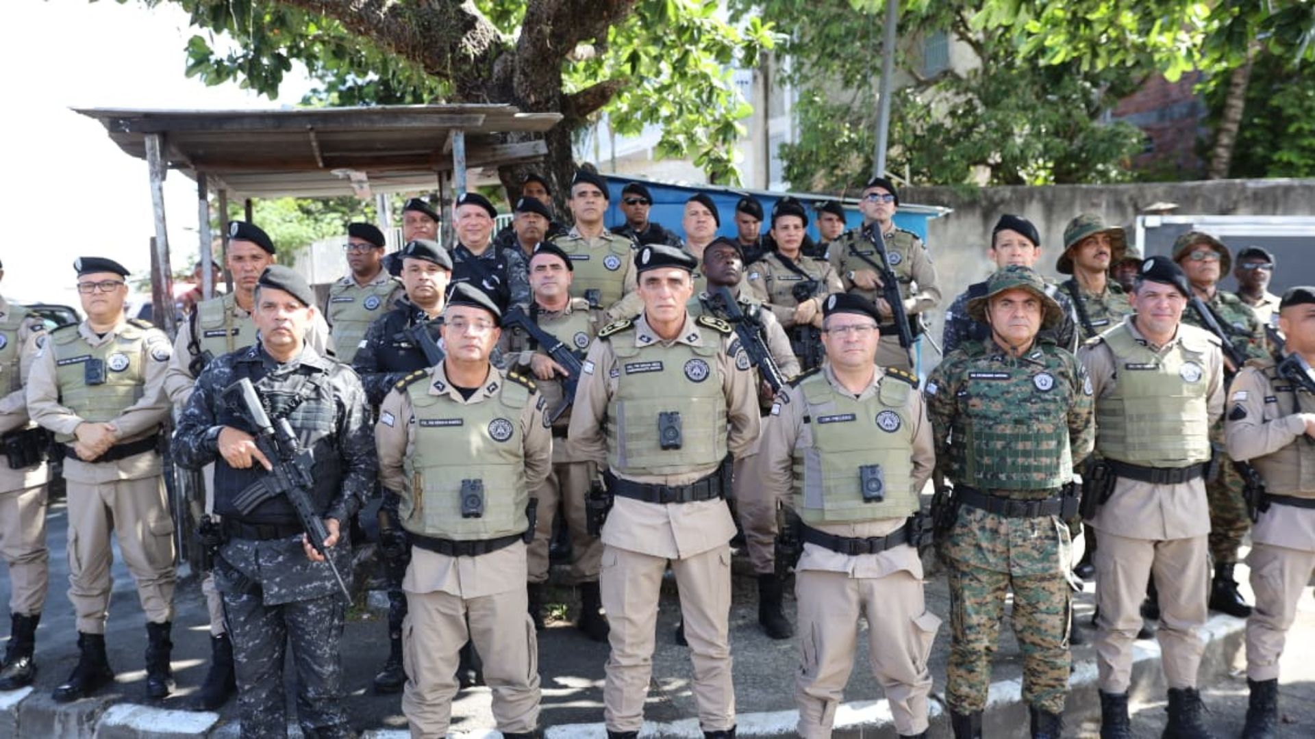 Opera&ccedil;&atilde;o For&ccedil;a Total. Foto: PMBA