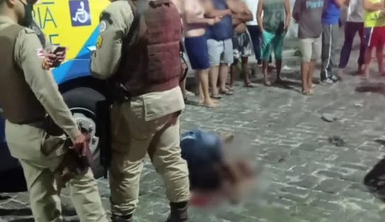 PM fica ferido e suspeito é morto a tiros durante tentativa de assalto no bairro do Tororó em Salvador