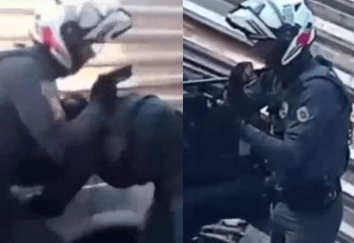 Policial Baleado Pescoço