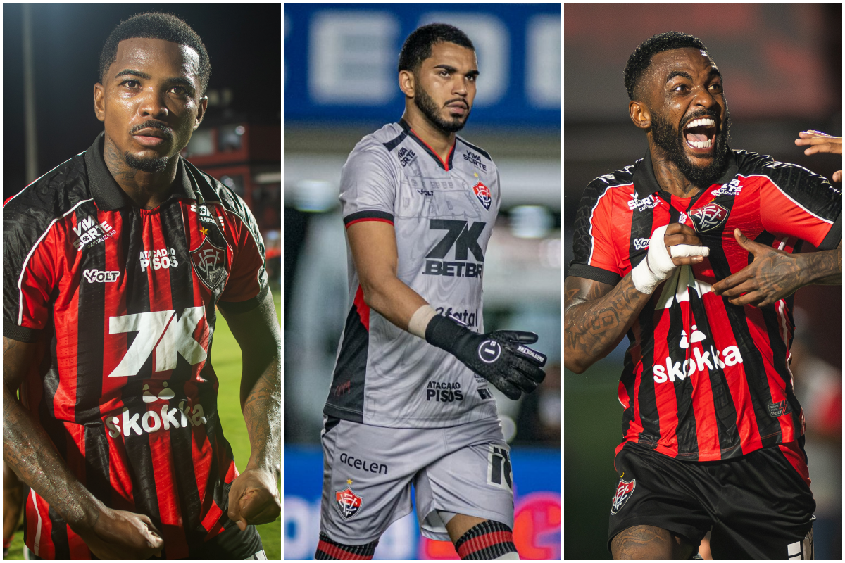 Tr&ecirc;s jogadores do Vit&oacute;ria entram na Sele&ccedil;&atilde;o da Rodada do Brasileir&atilde;o.Foto: EC Vit&oacute;ria