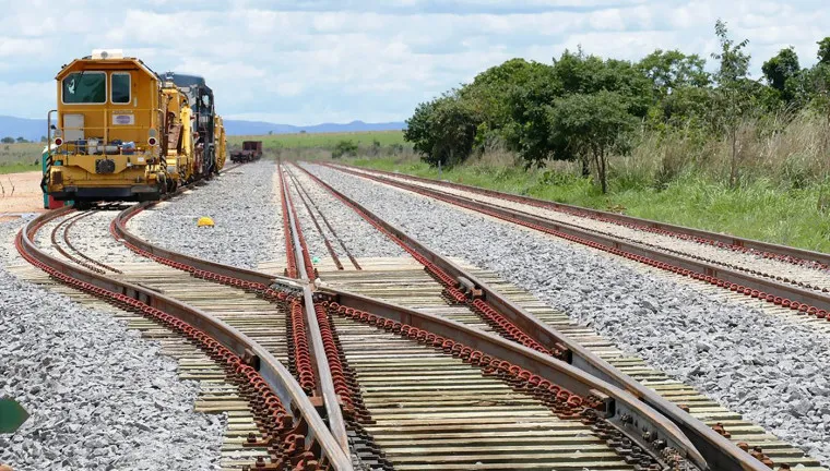 Imagem de trem de carga 