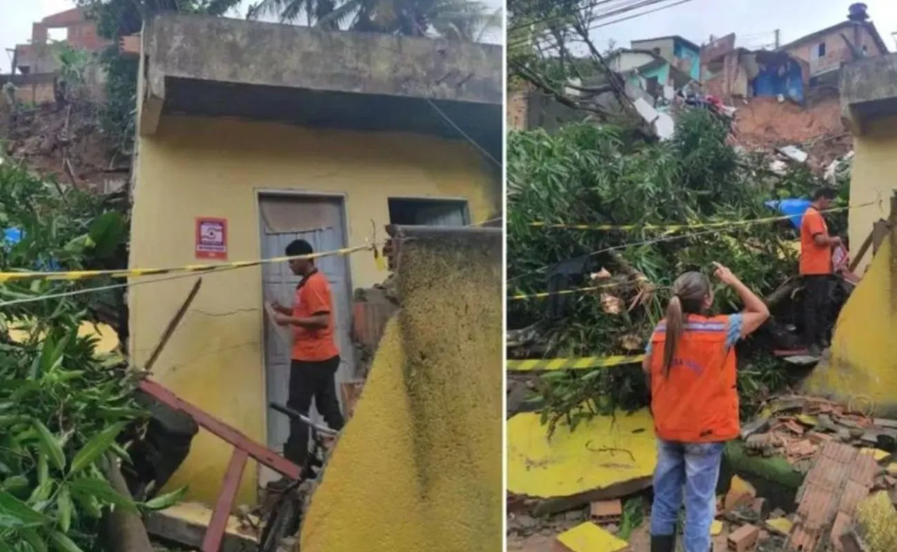 Deslizamento de terra em Porto Seguro deixa uma vítima fatal