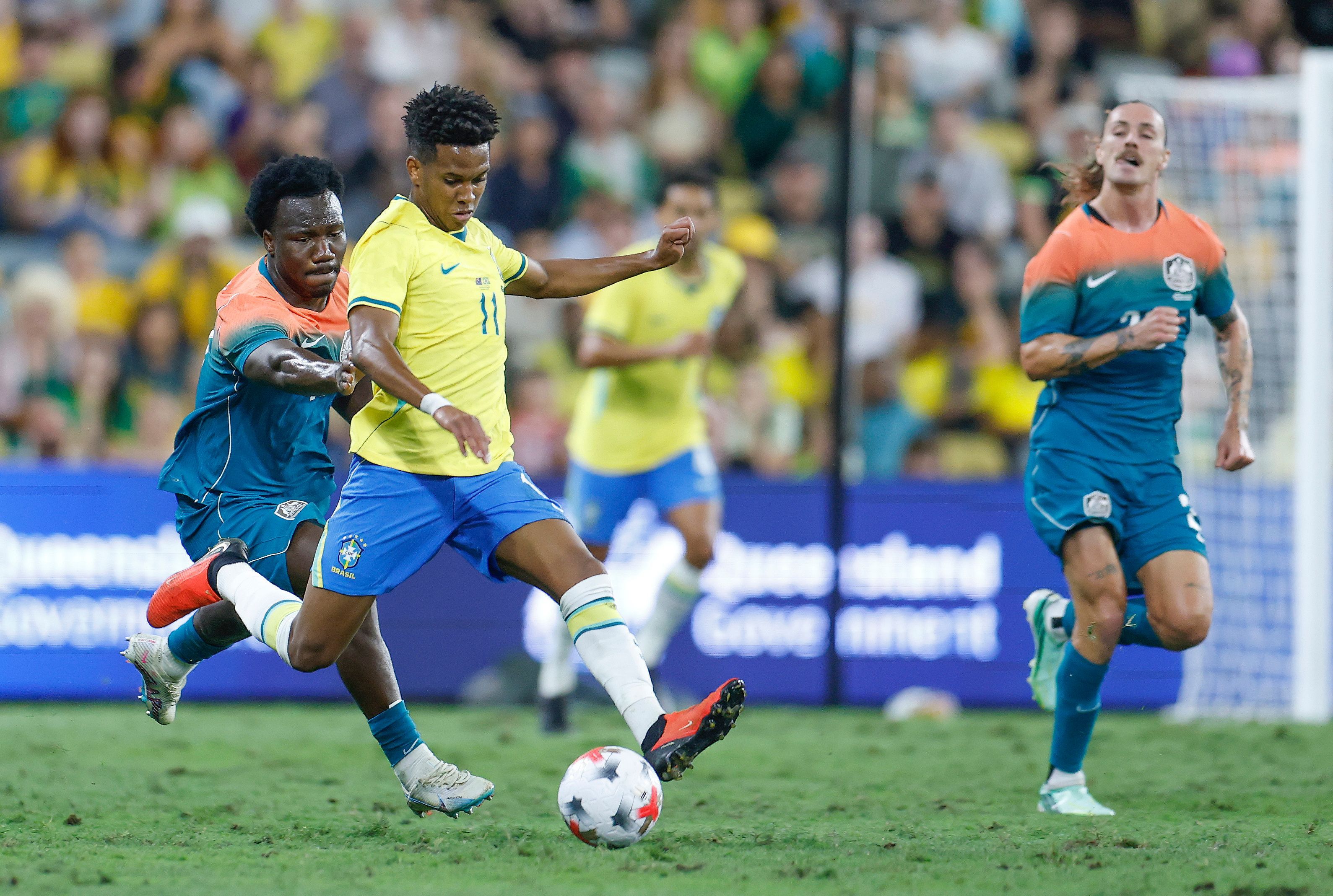 Est&ecirc;v&atilde;o, Pedro e Vinicius Junior s&atilde;o titulares da Sele&ccedil;&atilde;o Brasileira contra a &Iacute;ndiaBrasil Austr&aacute;lia