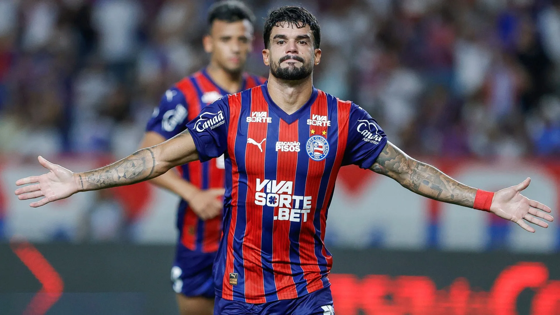 Cauly marcou o gol do Bahia contra o Paysandu | Foto: Rafael Rodrigues/EC Bahia