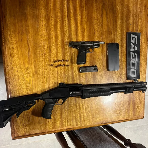 Tenente-coronel estava em posse ilegal de armas de fogo. Foto: Divulgação
