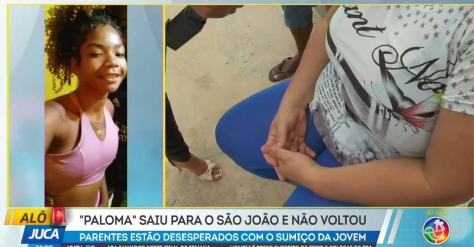 Caso Paloma: jovem de 20 anos segue desparecida desde festa de São João em Periperi