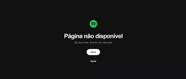 Spotify apresenta problemas e usuários reclamam de serviço offline na internet
