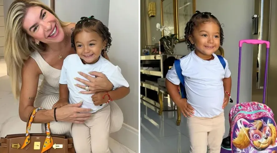 Filha de Lore se machuca e dançarina desabafa: “Presente de Dia das Mães”