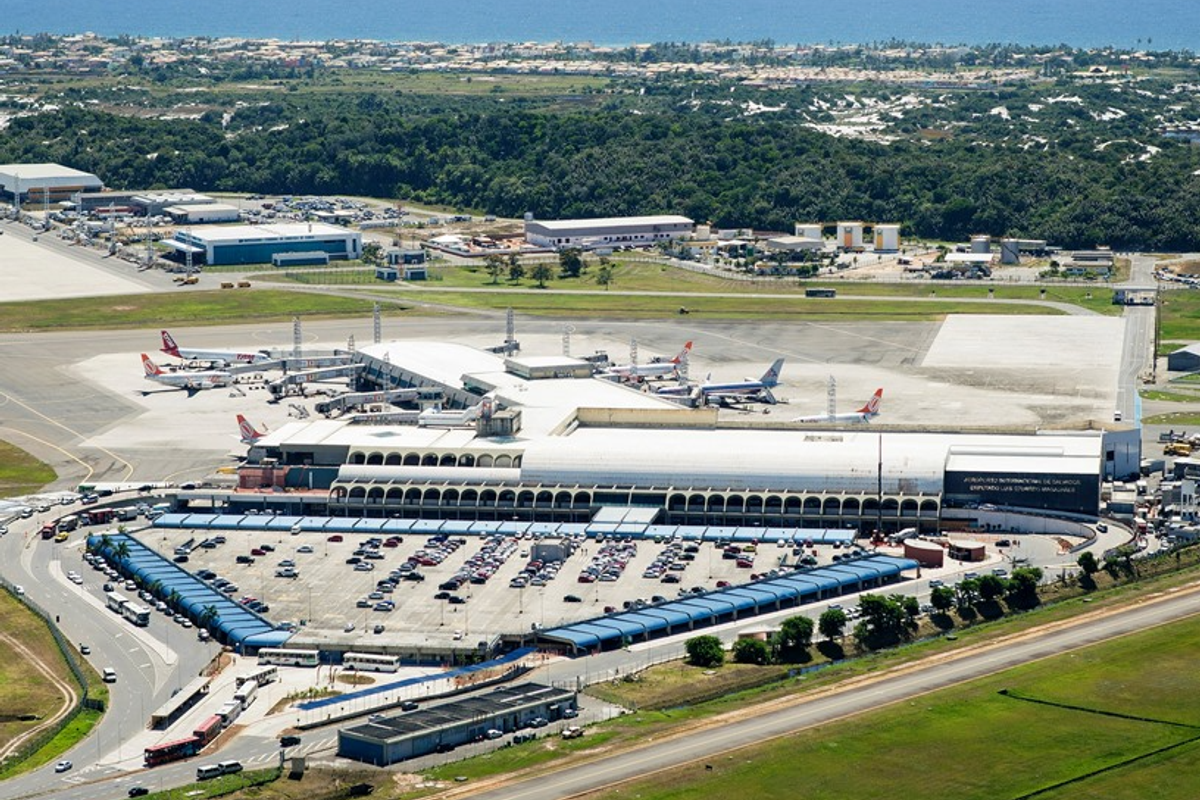 Vista Aerea Do Aeroporto De Salvador