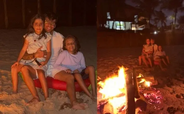 Filhas de Ivete Sangalo passam Ano-Novo com Daniel Cady: 'O que realmente importa'