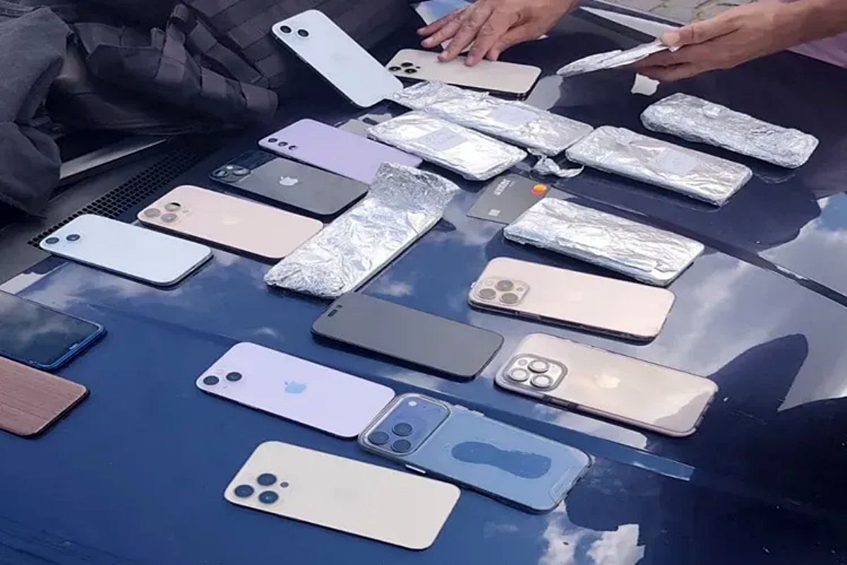 Dezenas de celulares furtados em um show de Gusttavo Lima foram encontrados na Bahia com um homem, no domingo; entenda o caso. Foto: Redes Sociais