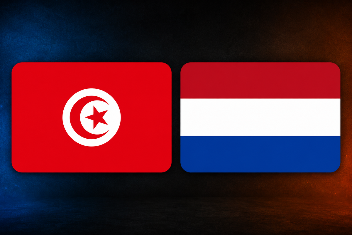 Tun&iacute;sia e Holanda se enfrentam pela terceira rodada da Copa do Mundo 2026. Foto: Reprodu&ccedil;&atilde;o