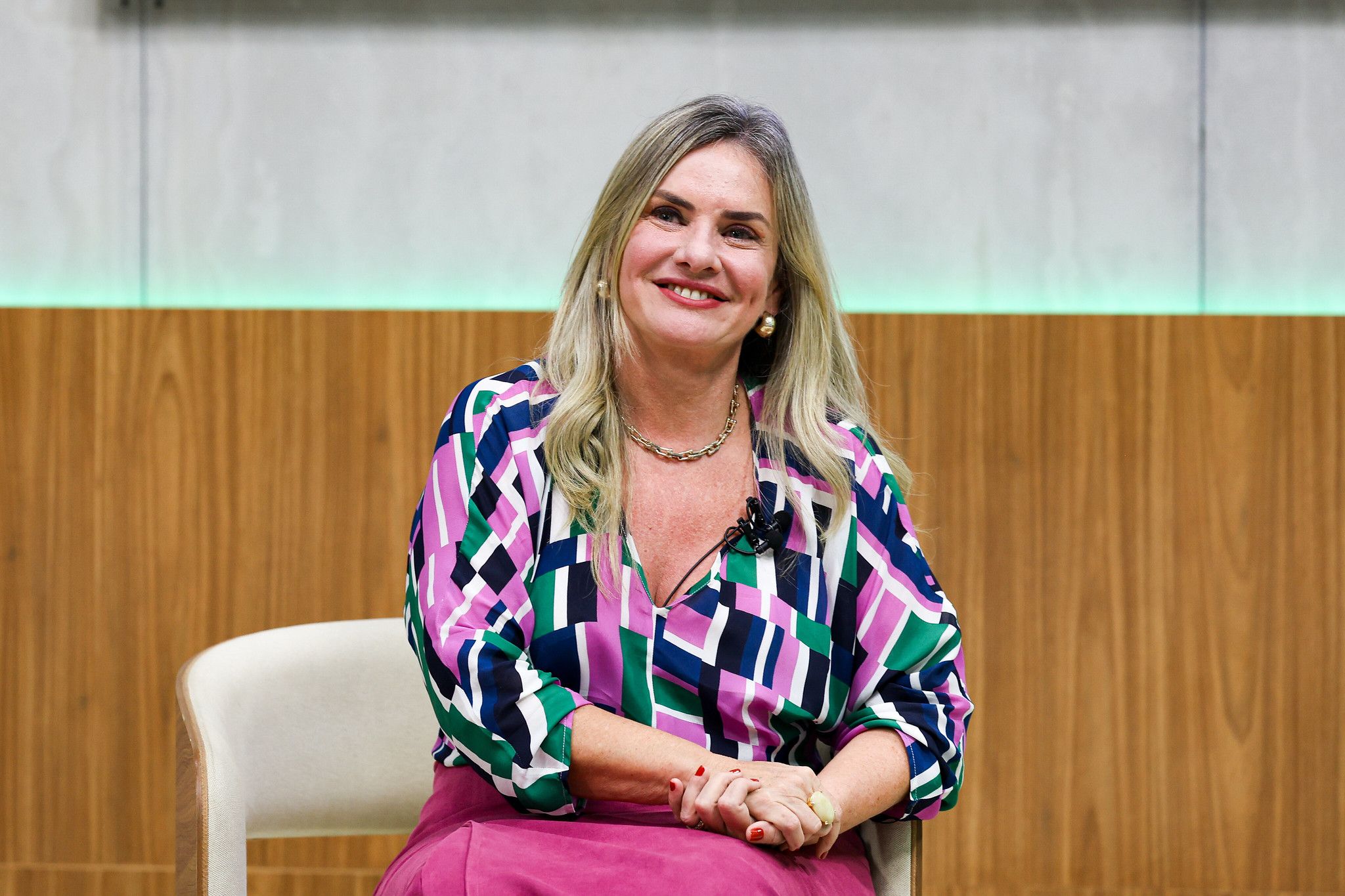 Ivana Bastos durante participação do Linha de Frente, da TV Aratu | Arquivo