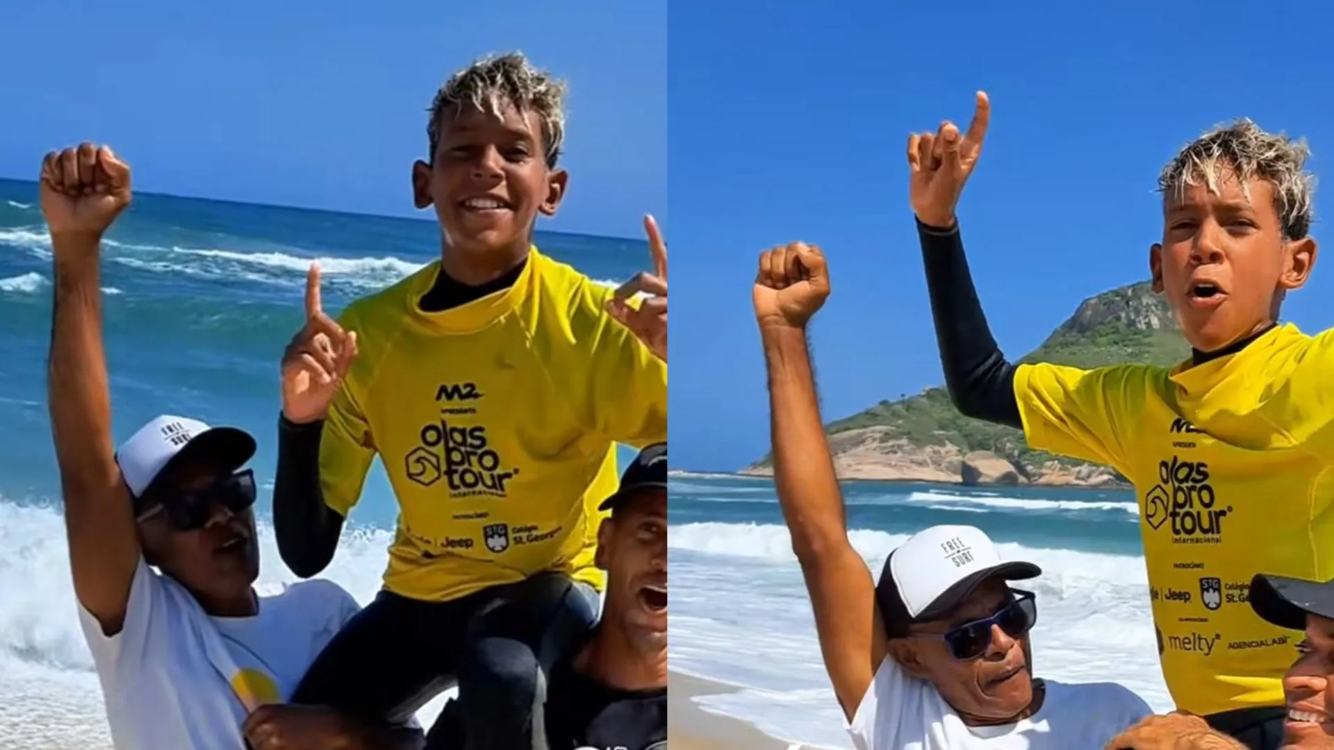 Davi Lucca comemora título