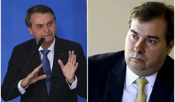 Em conflito com o presidente da Câmara, Bolsonaro 'barra' reunião de ministros com Rodrigo Maia