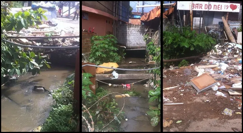 AVENIDA OGUNJÁ: Lixo entope rede de esgoto e água invade várias residências; Veja vídeo