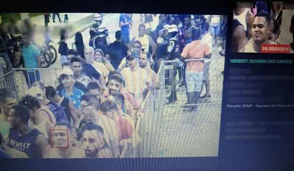 Sistema de reconhecimento facial ajuda a encontrar foragido no Festival Virada Salvador