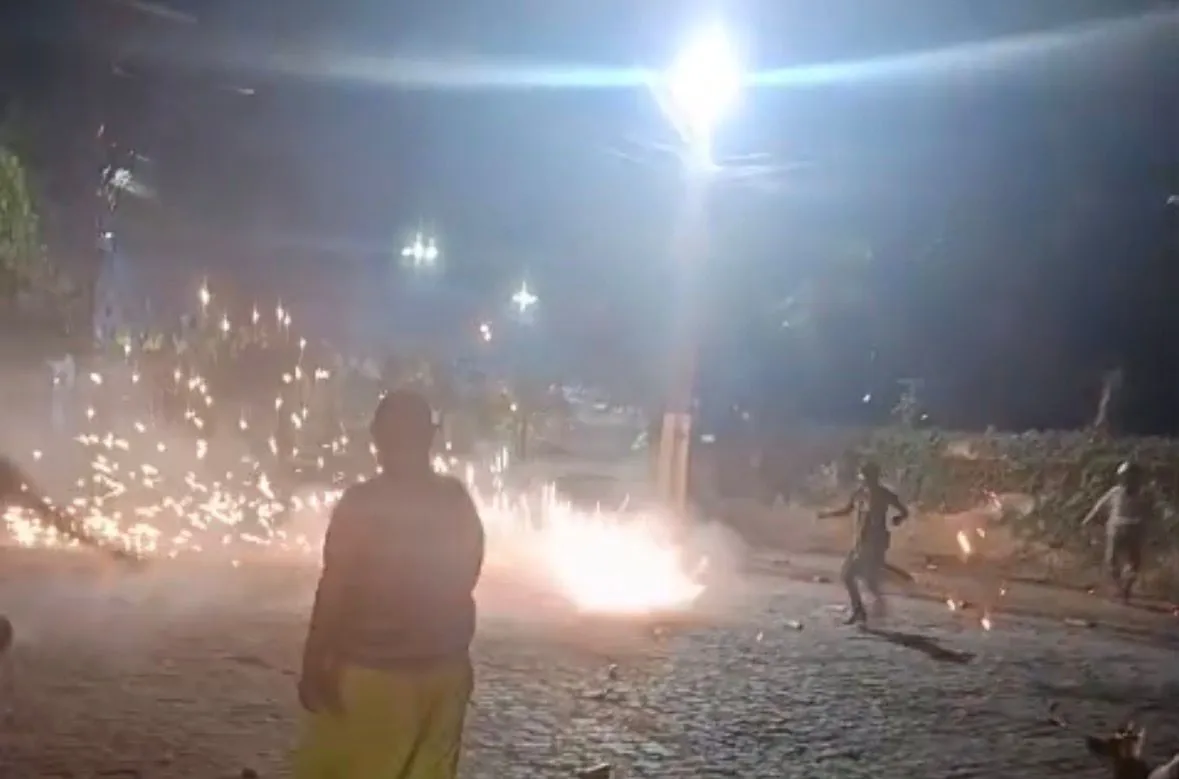 Vídeo mostra homem soltando espada antes de morrer em Sapeaçu; assista