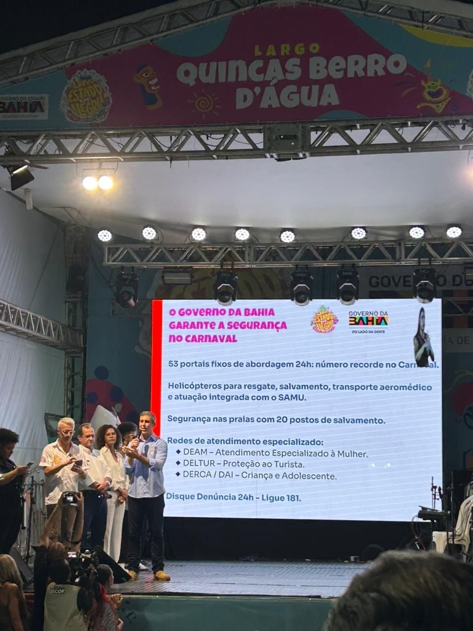 Apresenta&ccedil;&atilde;o Do Esuqema De Seguran&ccedil;a No Carnaval De Salvador
