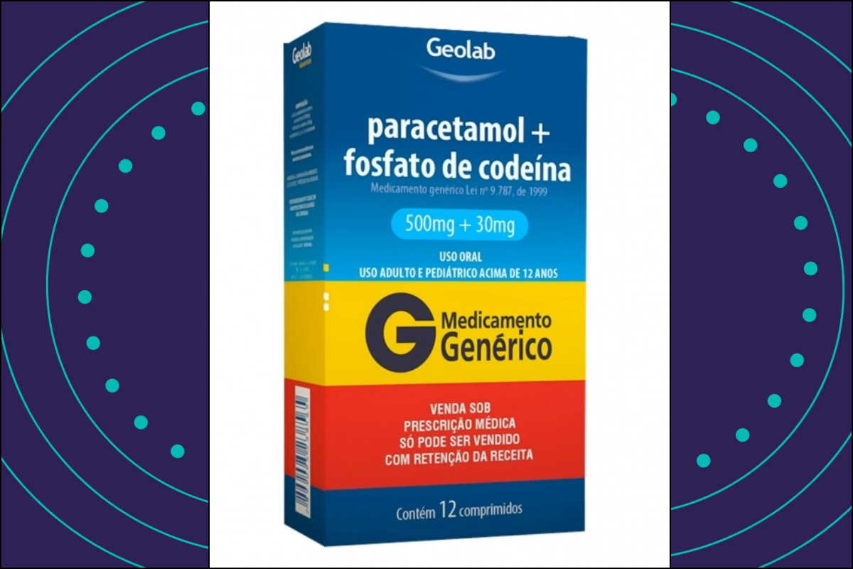 Lotes de Paracetamol são retirados do mercado após problema na fabricação. Foto: Reprodução/Geolab